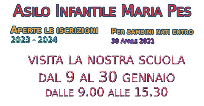 Iscrizione anno scolastico 2023 - 2024